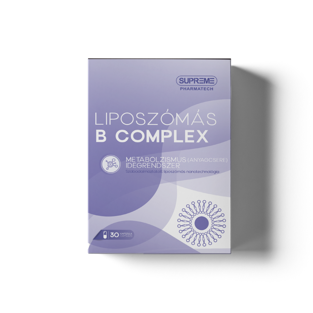 Supreme Pharmatech Liposomal B Complex – for reduced fatigue and uninterrupted energy production processes